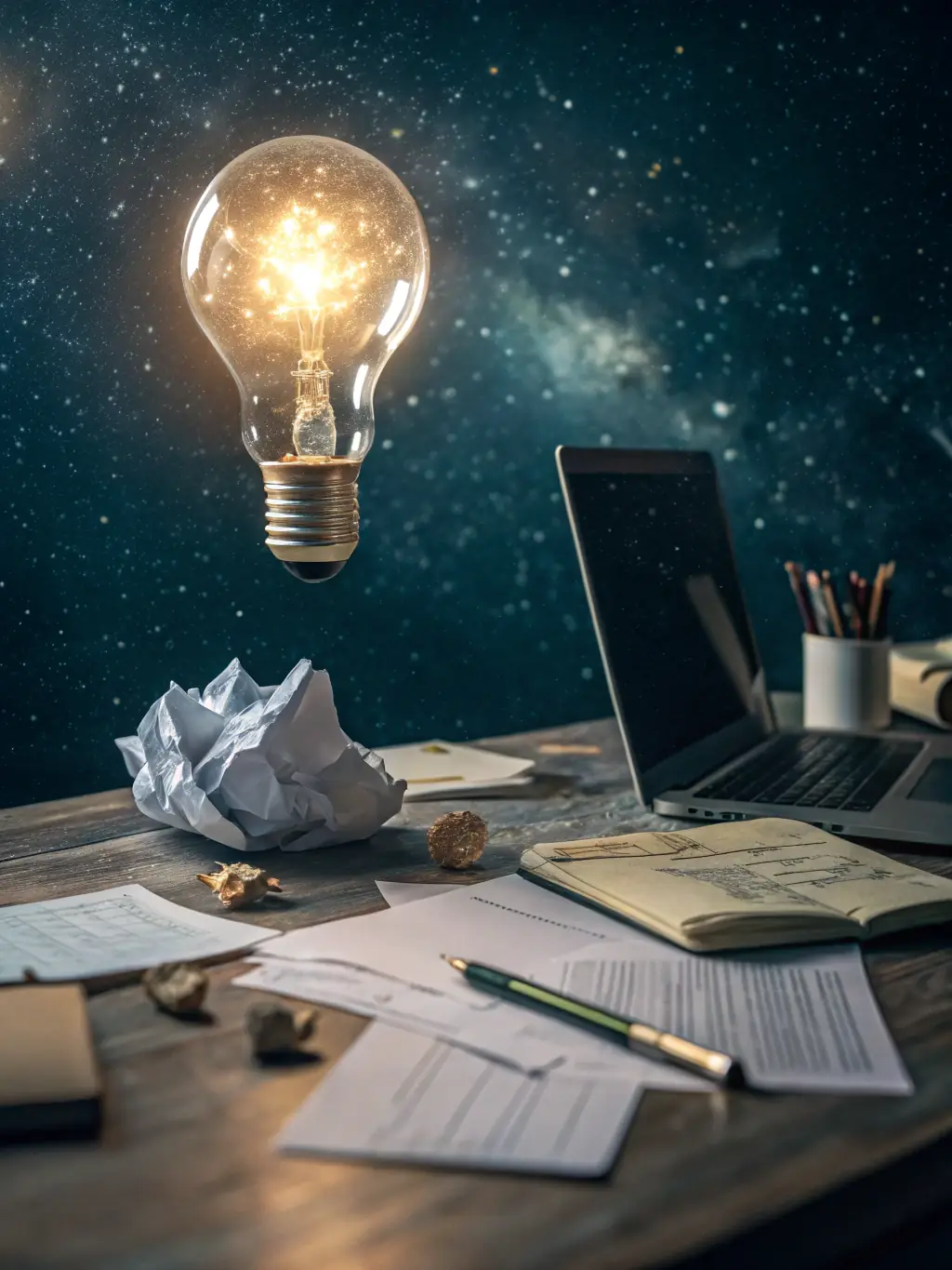 A stylized image representing intellectual property, such as a lightbulb combined with a shield, symbolizing innovation and protection of ideas.